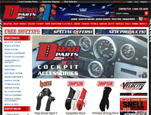 Tablet Screenshot of dragpartsusa.com